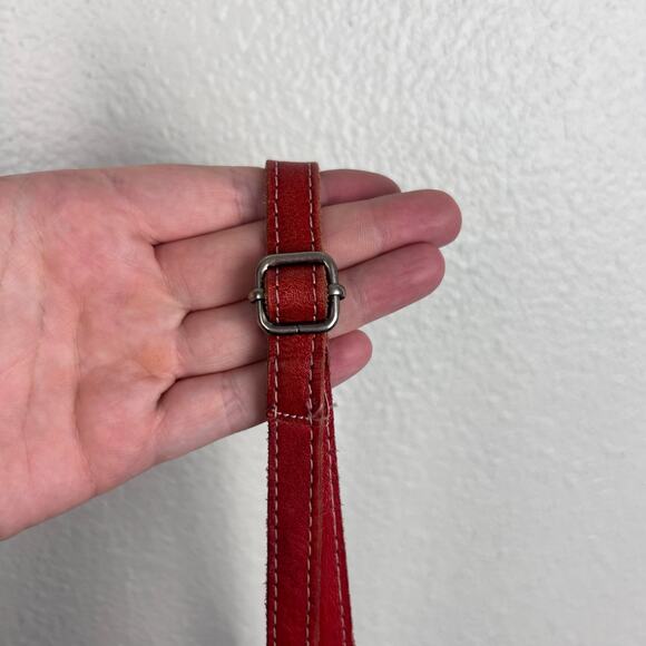 Bed Stu Cadence Crossbody Wallet Red Leather - Picture 9 of 9